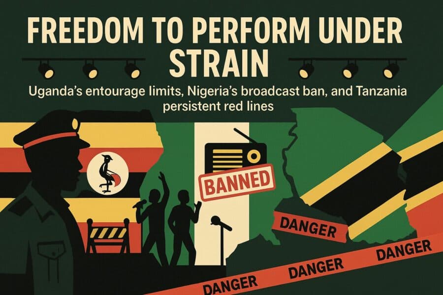 Uganda’s entourage limits, Nigeria’s broadcast ban, and Tanzania’s persistent red lines