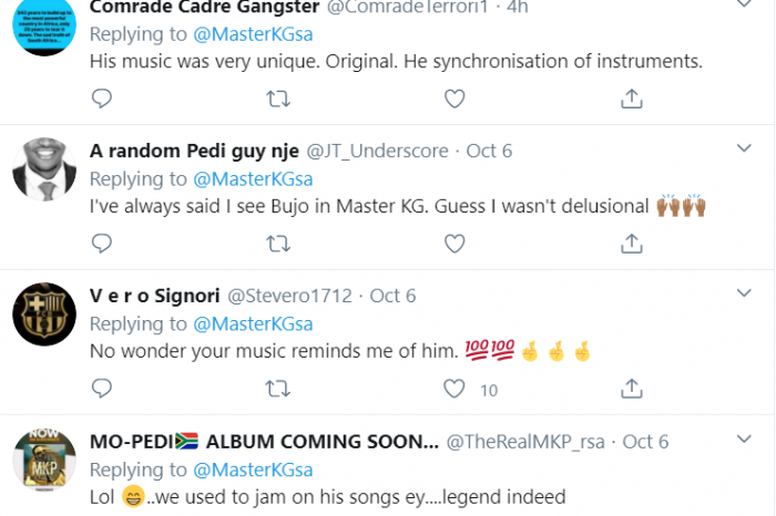 Fans React As Master KG Reveals Late Bojo Mujo Influenced His Music ...