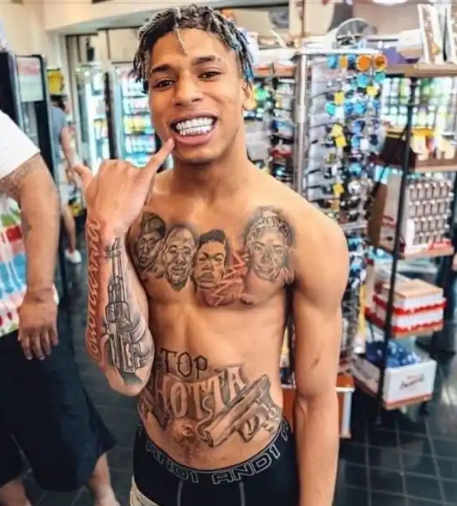 Nlechoppa showing off his new neck tattoo  YouTube