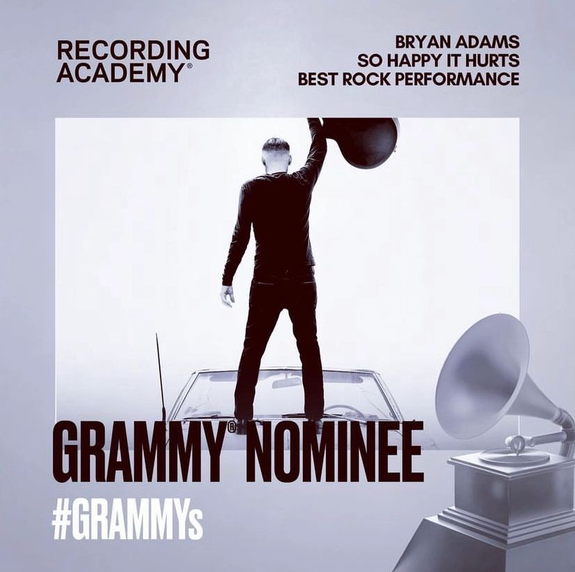 Bryan Adams Receives Grammy Nomination For Best Rock Performance 2