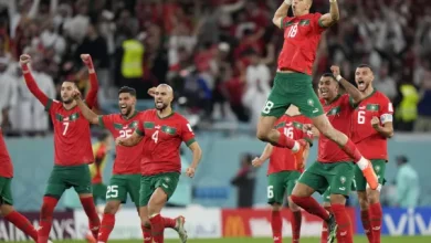 Team Morocco Celebrate Their Win Over Spain With Burna Boy'S &Quot;Last Last&Quot; 1