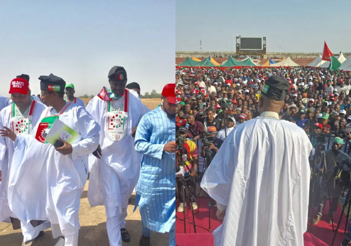Build Up To General Elections: Peter Obi In Datti'S Kaduna Amidst Massive Crowd 1