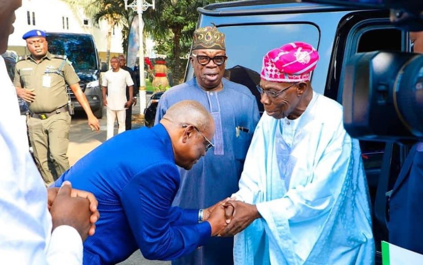 Obasanjo Stops By Wike'S Home In Rivers 5