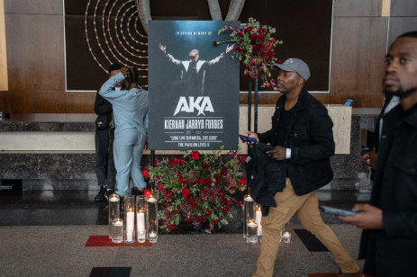 Pictures From The Memorial Service Of South African Rapper Aka (Kiernan Jarryd Forbes) 11