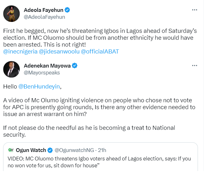 Tinubu'S Loyalist Mc Oluomo Warns Igbos In Lagos: Stay At Home If You Won'T Vote Apc 3