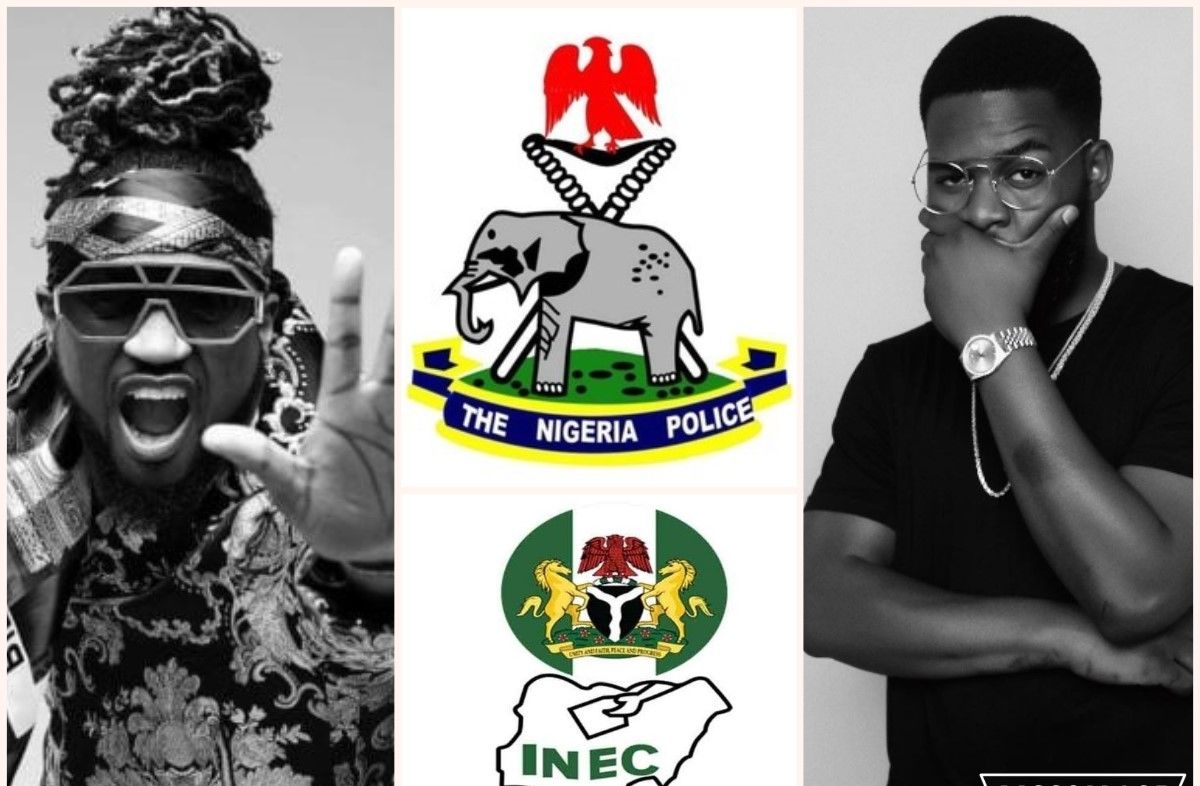 Falz , Mr P Express Disgust Over Absence Of Police Activity At Polls; Criticizes Its Credibility 1