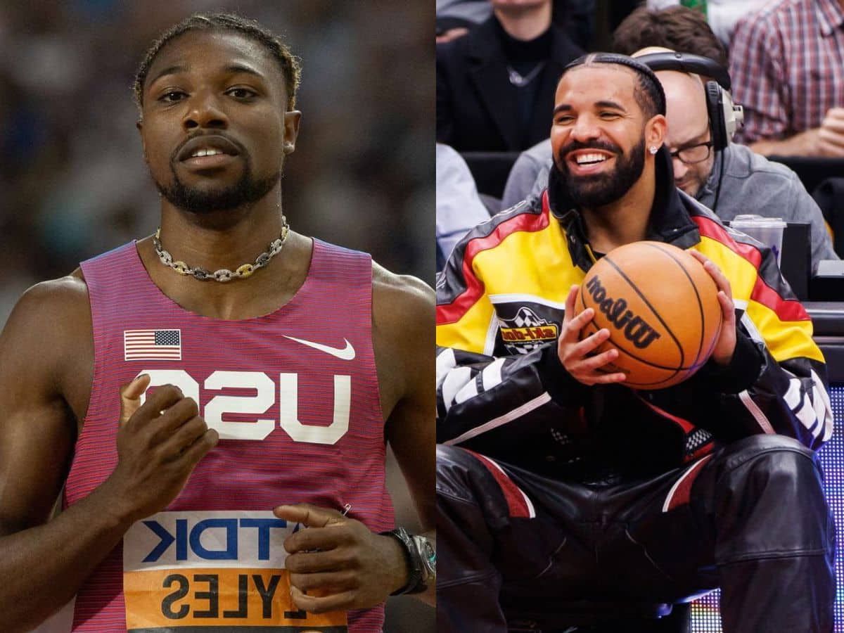 Drake Takes Swipe At Noah Lyles Over Nba &Quot;World Champion&Quot; Comments 1