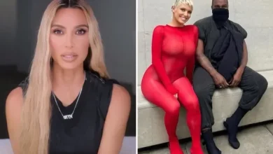 Netizens Say Kim Kardashian &Quot;Appears To Copy&Quot; Bianca Censori'S Look During Date Night With Kanye And North West 7