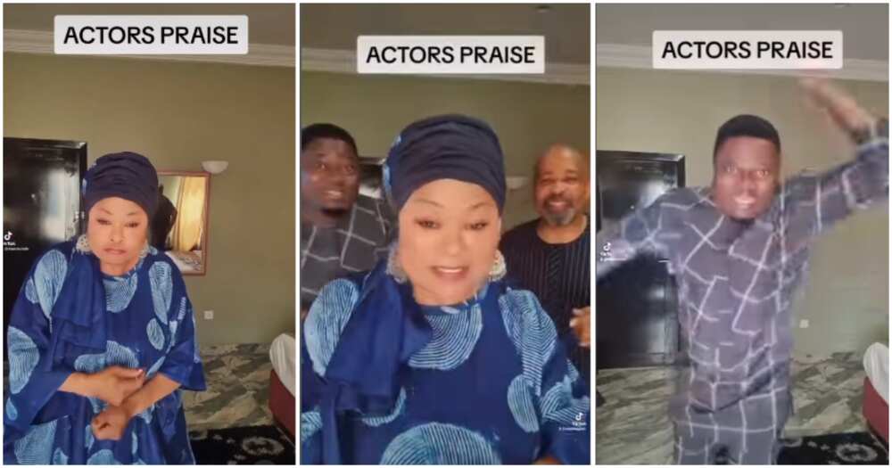 Actors Praise: Sola Sobowale, Muyiwa Ademola, &Amp; Yemi Solade Share Heartwarming Dancing Video 2