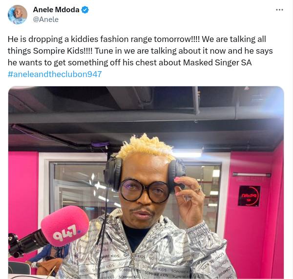Sompire Kids: Somizi Facing Cancellation Over Clothing Line For Kids 2