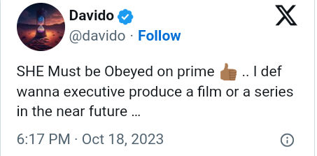 Davido Endorses The Miniseries &Quot;She Must Be Obeyed&Quot; By Funke Akindele 2