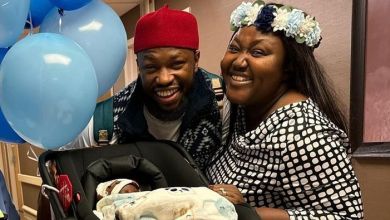 Stan Nze And Wife Return To Nigeria With Newborn Son 8