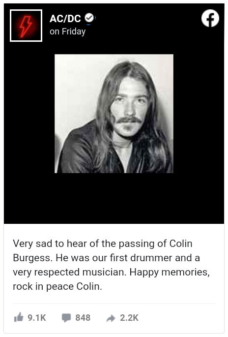 The Original Ac/Dc Drummer, Colin Burgess, Passes Away At 77 2