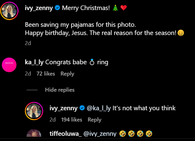 Ivy Ifeoma Reacts To Rumours Of Engagement To Paul Okoye 3