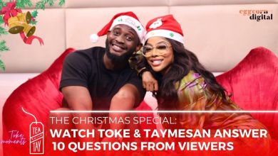 Toke Makinwa Is Guest On Christmas Edition Of &Quot;Tea With Tay&Quot; 1