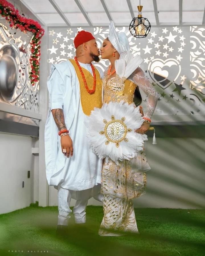 Bbn'S Chomzy Ties The Knot; Shares Traditional Wedding Photos 2