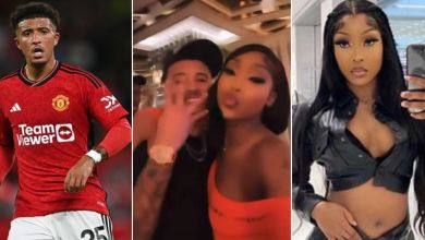 Mayorkun’s Ex Cocainaa Spotted With Manchester United’s Jadon Sancho As Speculations Fly 6