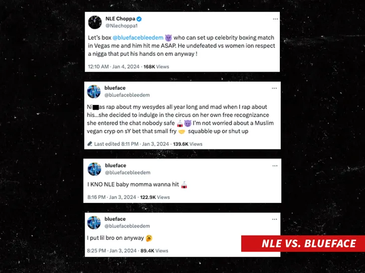 Nle Choppa Ready To Iron Out Blueface'S Disrespect In A Boxing Match 2