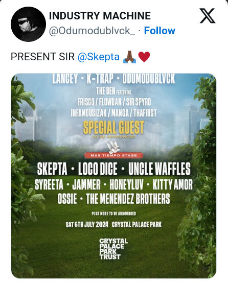 Odumodublvck, Uncle Waffles, And Other Artists Slated To Perform At Skepta’s Big Smoke Festival 2024 3
