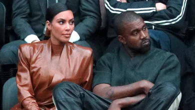 More Co-Parenting Tension As Kanye And Kim Kardashian Attend Son'S Basketball Game 8