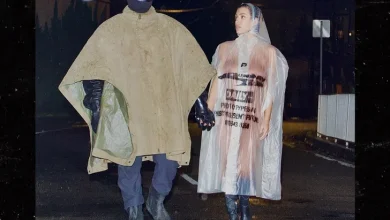 Bianca Censori Breaks The Internet Again; Goes Naked Under Sheer Raincoat During Outing With Kanye West 6