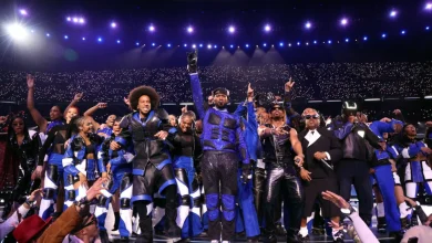 Usher Blows Super Bowl Away With Electrifying Performance; Joined On Stage By Alicia Keys, Ludacris, Others 4