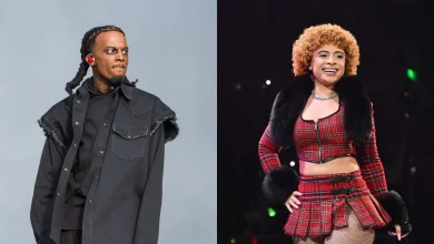 Ice Spice Causes Stir In Super Bowl Appearance As She Rocks Playboi Carti Gifts, An Upside-Down Pendant Fans Call &Quot;Demonic&Quot; 7
