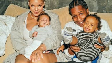 A$Ap Rocky And Rihanna Mark Rza'S Second Birthday With Cute Family Portraits 9
