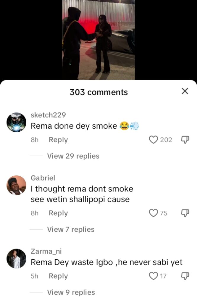 Shallipopi Trolled By Fans For Influencing Rema'S New Smoking Habit 4