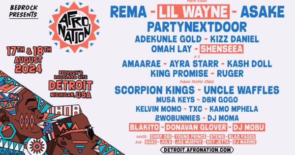 Lil Wayne, Asake And Rema Billed As Headliners For Afro Nation Detroit 2024 2