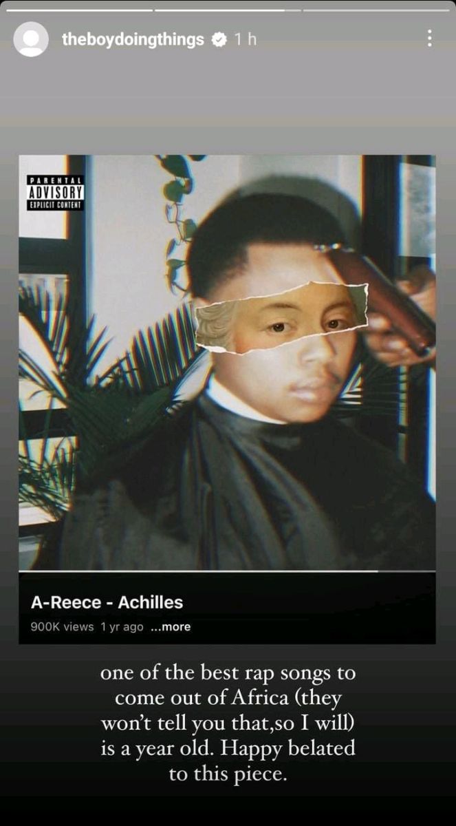 A-Reece Celebrates First Anniversary Of “Achilles” 2