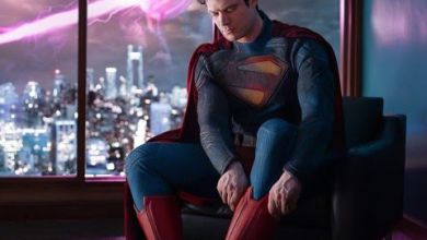 David Corenswet Dons The Classic Superman Suit In The First Set Photos 1