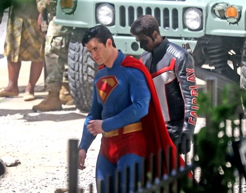 David Corenswet Dons The Classic Superman Suit In The First Set Photos 2