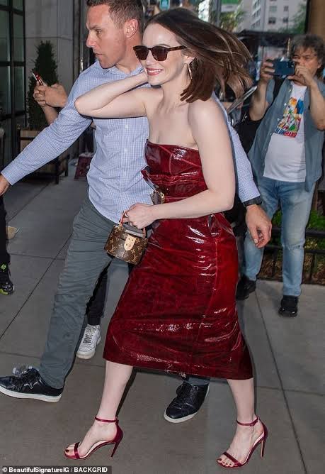 Emma Stone Stuns In A Red Pvc Outfit At Movie Premiere In Nyc 2