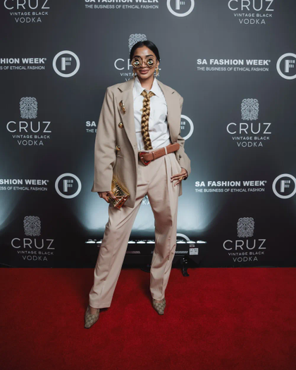 Mzansi Celebrities At The Cruz South African Fashion Week Launch Party Shake Up New York With Floral Elegance 3
