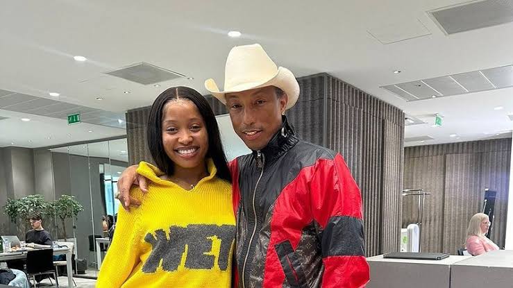 Uncle Waffles And Pharrell Williams Meet Up In Paris 7