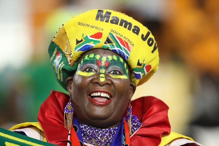 Mama Joy Trolled For Wearing The Sa Flag To Support Her Man'S Country 4
